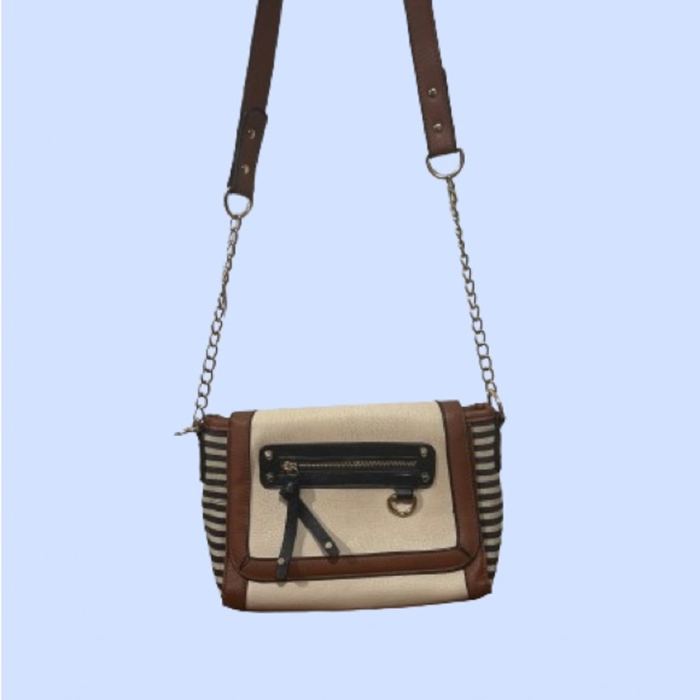 Brown and Beige Purse